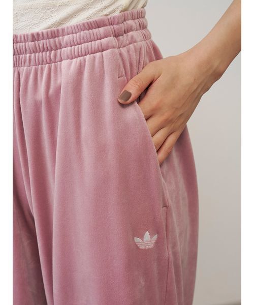 スナイデル ピンク ベロアジャージXS SNIDEL（スナイデル） パンツ 「adidas Originals」ESS VELOUR PANT