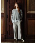 ワイドパンツ パンツ 「結論シリーズ」ホッとニ...の詳細画像5