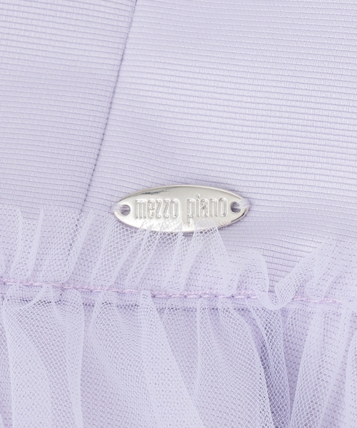 mezzo piano ドレス 発表会 卒園式 入学式 お花刺しゅうドレス＆ニット