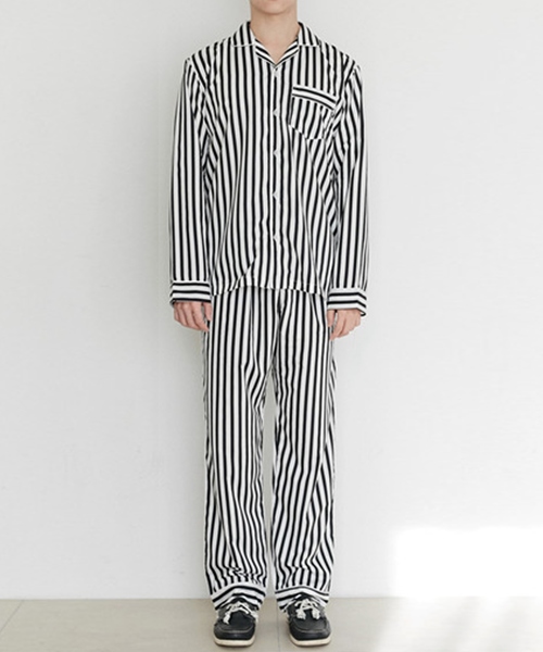 ルームウェア パジャマ メンズ さらっとコットンパジャマ セットアップ Zozotown Yahoo 店 通販 Yahoo ショッピング