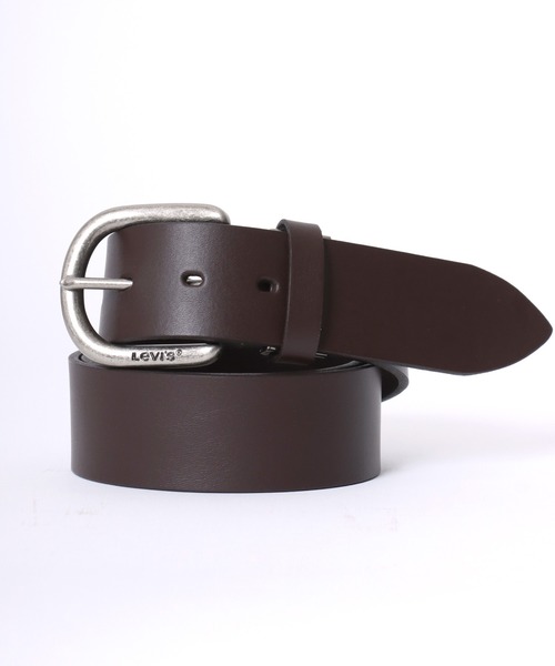 Levi's（リーバイス） ベルト Leather Belt/40mm 牛革 スクエア