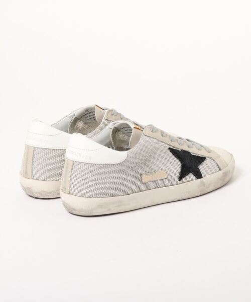 スニーカー GOLDEN GOOSE Super-Star sneakers mesh combination-black suede starの画像