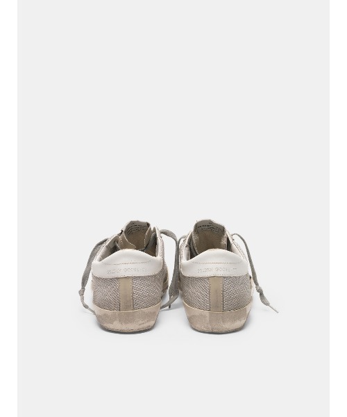 スニーカー GOLDEN GOOSE Super-Star sneakers mesh combination-black suede starの画像