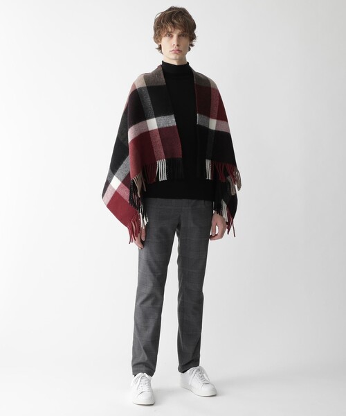 安い定番 ストール - 通販 - PayPayモール ビッグスケールクレストブリッジチェックブランケット ZOZOTOWN PayPayモール店 特価正規品
