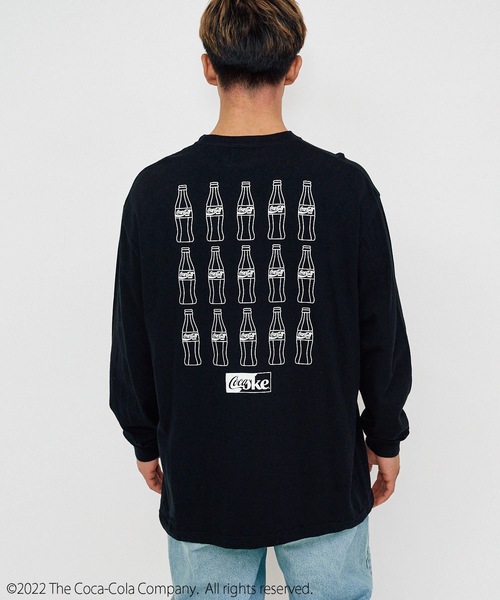 BACK TO THE FIELD tシャツ 「コカ・コーラ」メニーボトルロンT