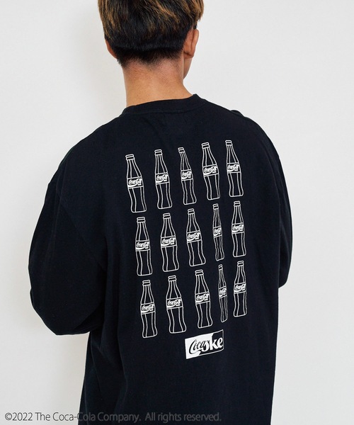 BACK TO THE FIELD tシャツ 「コカ・コーラ」メニーボトルロンT