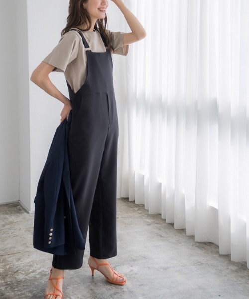 Pierrot（ピエロ） サロペット オーバーオール ストレートサロペット