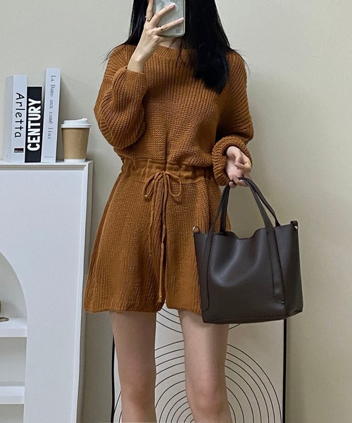 MAISON DE THERESE ニット セーター ニットオールインワン