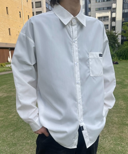 B.R.U シャツ ストライプ/無地ワンポイントシャツ メンズ レディース