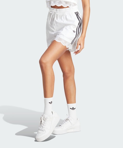adidas originals レース トリム スリーストライプス ショーツ adidas パンツ レース トリム スリーストライプス ショーツ
