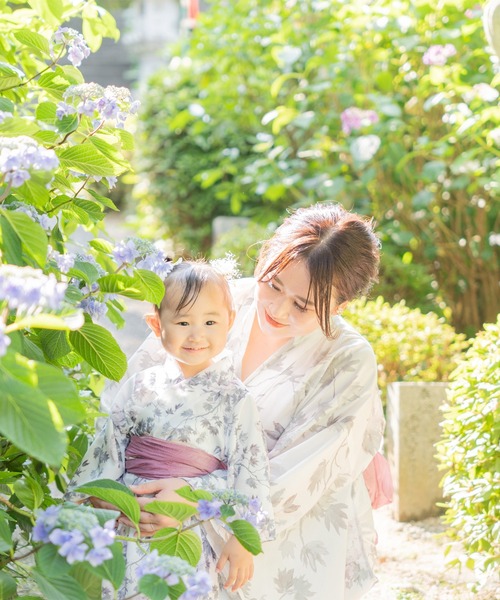 SweetMommy（スウィートマミー） 浴衣 ベビー浴衣 3点セット 「親子