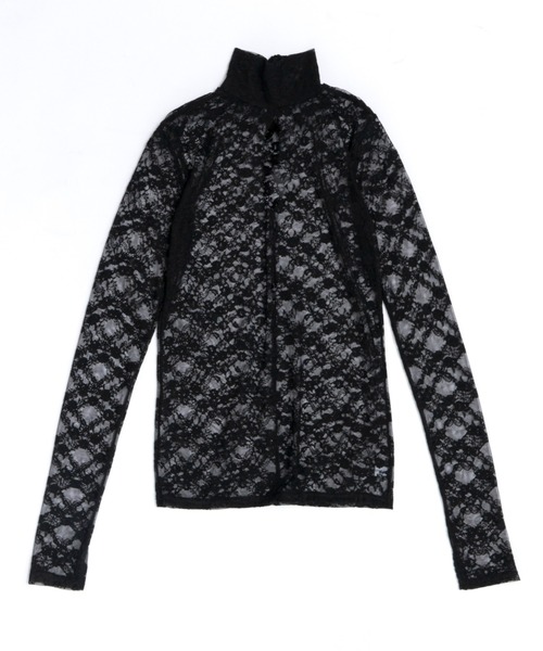 MAISON SPECIAL（メゾンスペシャル） tシャツ Lace Turtle Top/レース
