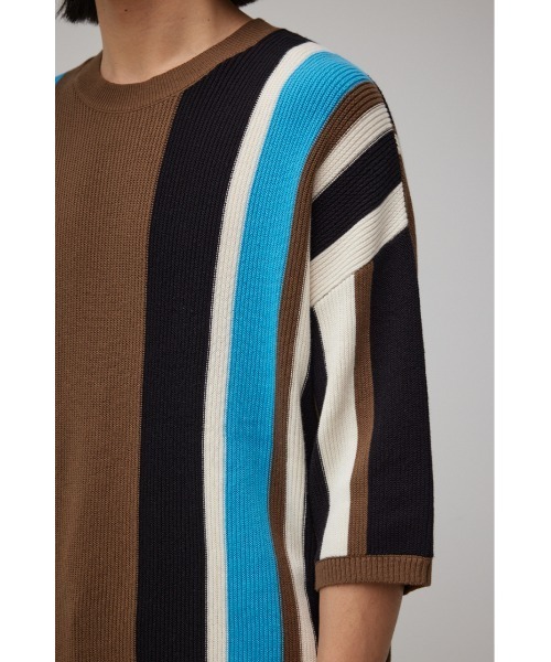 AZUL BY MOUSSY セーター ニット MULTI COLOR GARTER KNIT