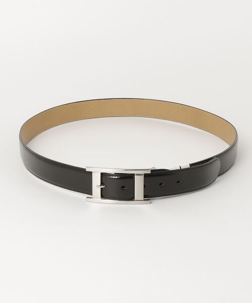 黒レザー H型バックル ベルト HERMES ブラックレザー ベルト H型バックル 【公式通販】