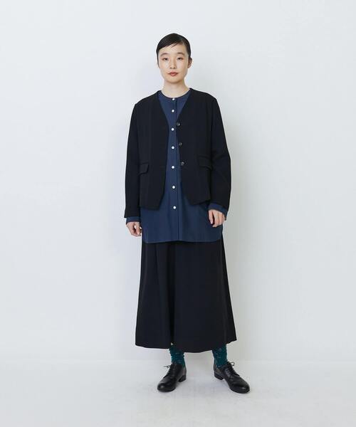 LOISIR ジャケット ノーカラージャケット 「セットアップ」エコバック