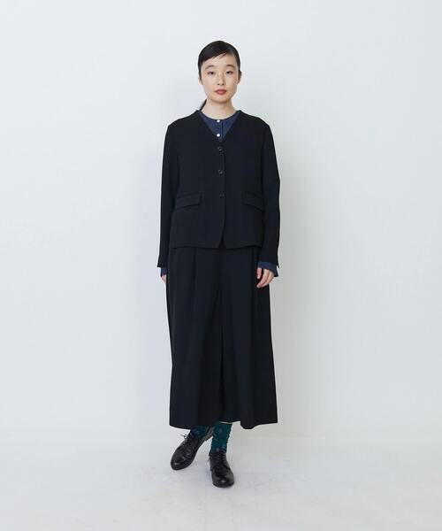 LOISIR ジャケット ノーカラージャケット 「セットアップ」エコバック