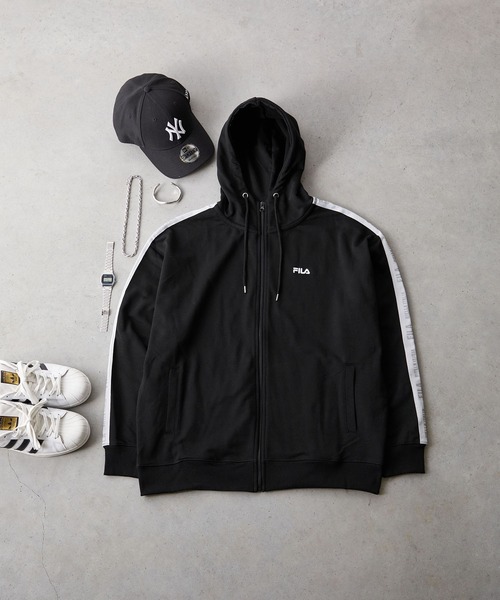 FILA（フィラ） パーカー ロゴテープ ZIP パーカー/メンズ/レディース