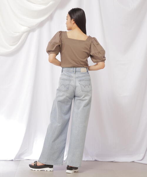 【未使用級】ヘルシーデニム×スナイデル♡コラボ　デニムベルテッドジャケット デコラティブデニムジャケット - ベルーナ【公式】