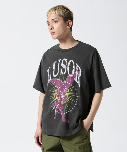 LUSOR（ルーソル）BIRD PIGMENT SST LUSOR tシャツ LUSOR（ルーソル）BIRD PIGMENT SST メンズ