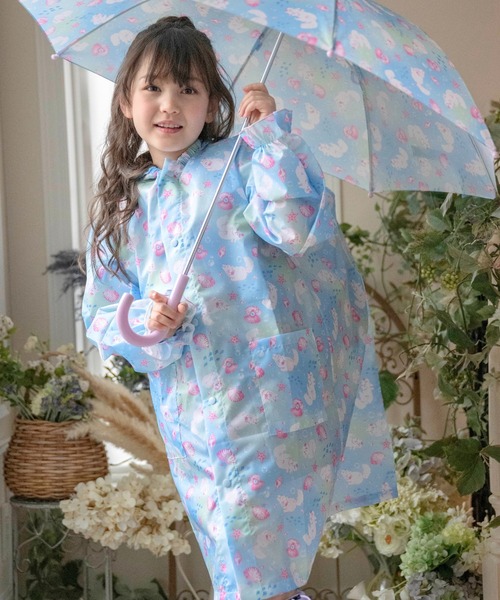 Catherine Cottage レインコート カッパ ネコ柄 キッズ 子供