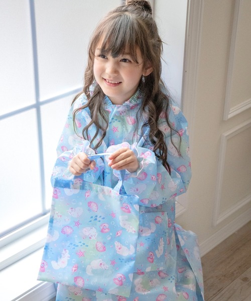 Catherine Cottage レインコート カッパ ネコ柄 キッズ 子供