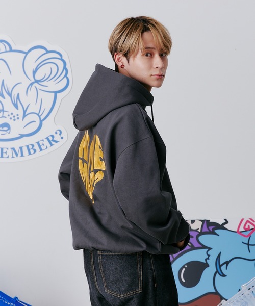 rememberパーカー Remember. パーカー Rememberハート刺繍パーカー メンズ