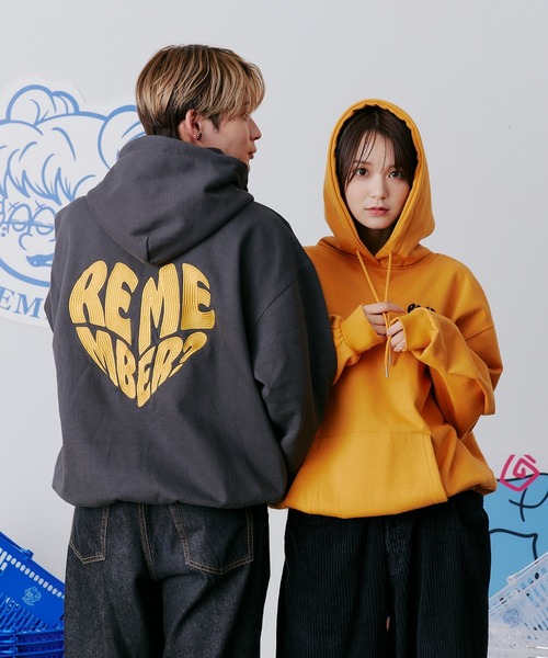 REMEMBER パーカー 新品未使用 特別価格！三月末まで！ remember パーカー（Remember.／メンズトップス