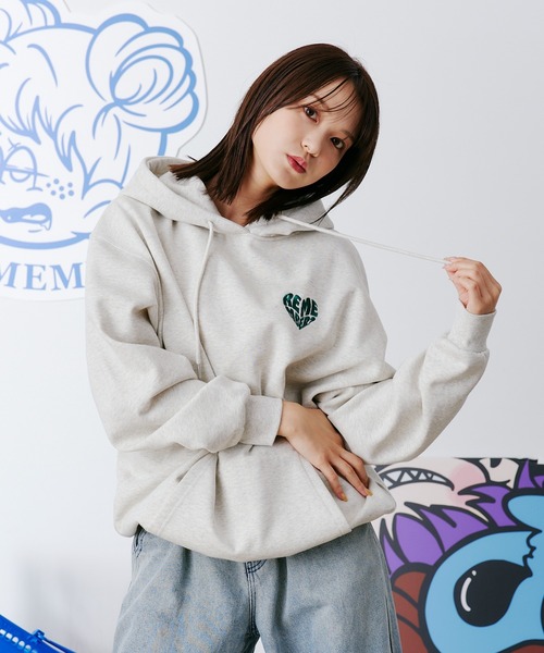 rememberパーカー Remember. パーカー Rememberハート刺繍パーカー メンズ