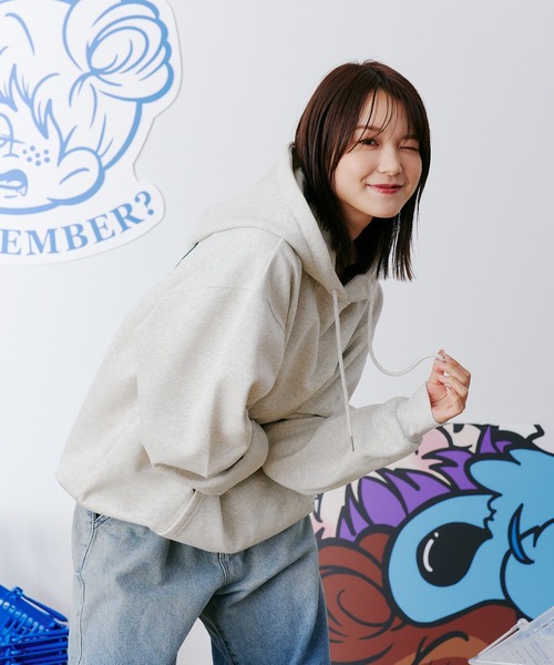 Remember. パーカー Rememberハート刺繍パーカー メンズ