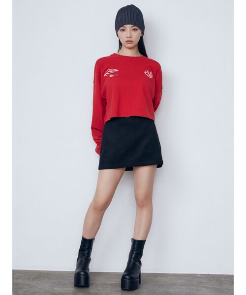 EMODA★サイドゴアラウンドブーツ★ ステップヒールバルキーサボ２点 EMODA ブーツ サイドゴアラウンドブーツ レディース : ZOZOTOWN
