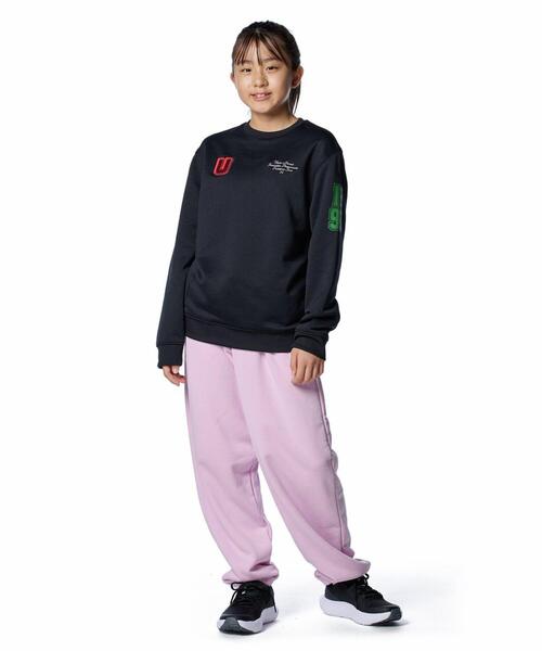 アンダーアーマー  UAテック テリー グラフィック クルー キッズ 子供服 男の子 UNDER ARMOUR トレーナー UAテック テリー グラフィック クルー