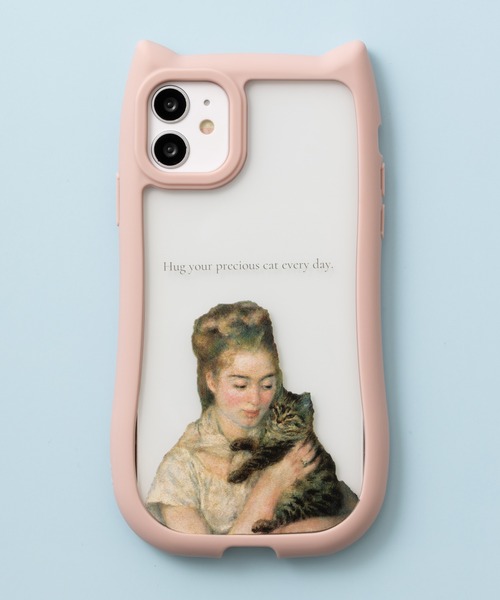 iPhone11 スマホケース　カバー　猫　新品未使用☆ スマホケース iPhone 11 アイフォン11 ケース ハード 韓国 猫
