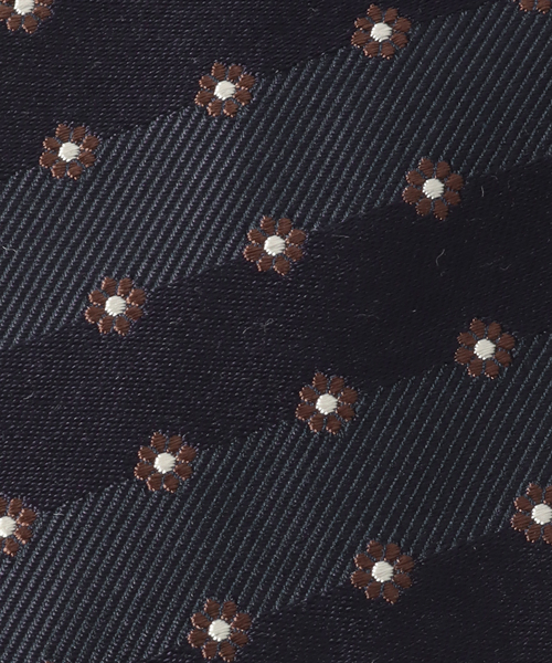 EDIFICE（エディフィス） ネクタイ AX コモンヘリンボンストライプタイ