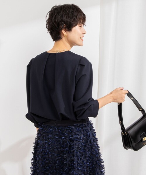 NOLLEY'S ブラウス シャツ 「セットアップ対応」ウォッシャブルV