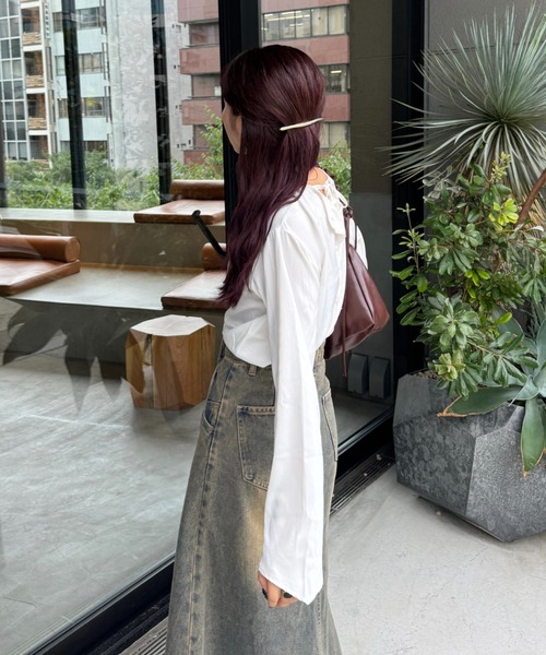 efill tシャツ バック オープン ブラウス レディース : ZOZOTOWN Yahoo