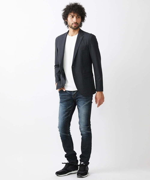 ミッシェルクランオム（MICHEL  HOMME）/総柄テーラードジャケット　セットアップ MICHEL KLEIN HOMME（ミッシェルクラン オム） ジャケット テーラード