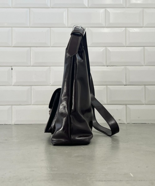 Loueme ショルダーバッグ バッグ バックルダブルポケットショルダー