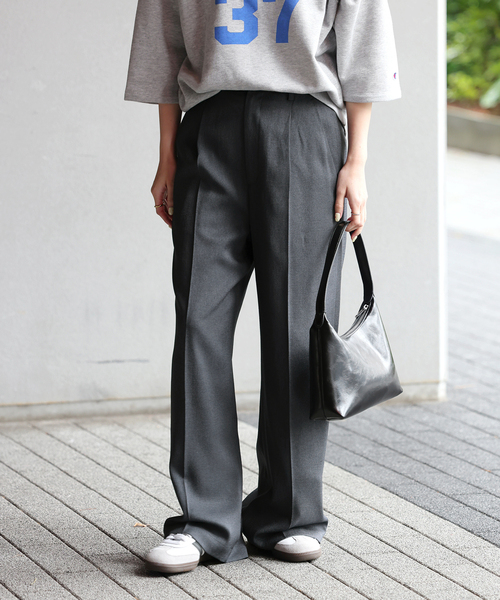【新品】&エルシー　ツイルタックパンツ WEB限定 TIME SALE！］【追加生産決定！/高身長サイズ39有り