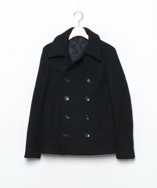 LITHIUM HOMME」 ピーコート 46 ブラック メンズ