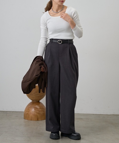 【美品】IENA RIB ロングスリーブプルオーバー COLONY 2139（コロニー トゥーワンスリーナイン） tシャツ スクエア