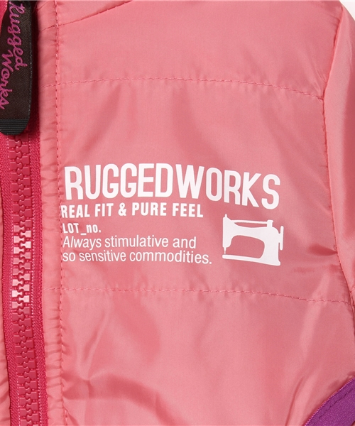 RUGGEDWORKS ブルゾン ジャンバー アウター GIRLS裏ボア無地