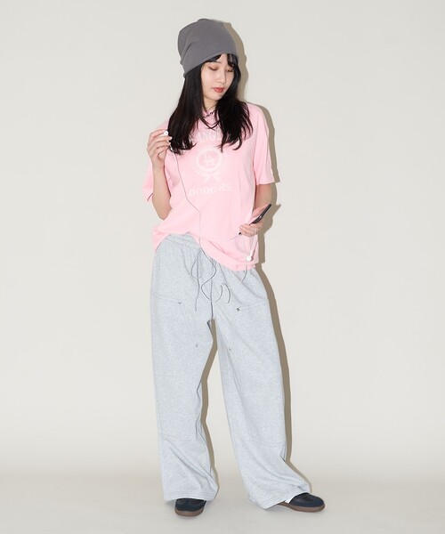 スウェットパンツ ジャージ PUBLUX/パブリュクス ダブルニー ワイド スウェット イージーパンツ　限定展開 レディース | PUBLUX | 18
