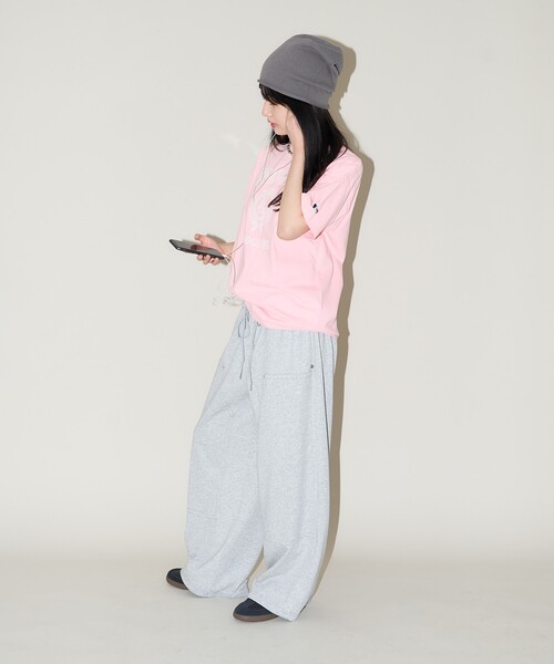 スウェットパンツ ジャージ PUBLUX/パブリュクス ダブルニー ワイド スウェット イージーパンツ　限定展開 レディース | PUBLUX | 17