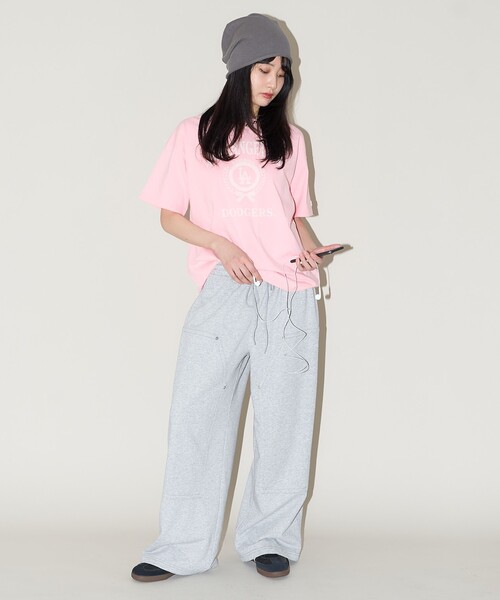 スウェットパンツ ジャージ PUBLUX/パブリュクス ダブルニー ワイド スウェット イージーパンツ　限定展開 レディース | PUBLUX | 16