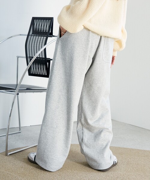 スウェットパンツ ジャージ PUBLUX/パブリュクス ダブルニー ワイド スウェット イージーパンツ　限定展開 レディース | PUBLUX | 14