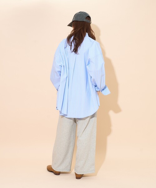 スウェットパンツ ジャージ PUBLUX/パブリュクス ダブルニー ワイド スウェット イージーパンツ　限定展開 レディース | PUBLUX | 03