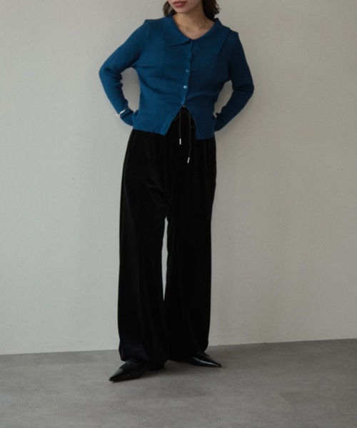 「DRWCYS」 イージーパンツ FREE オフホワイト レディース_画像8