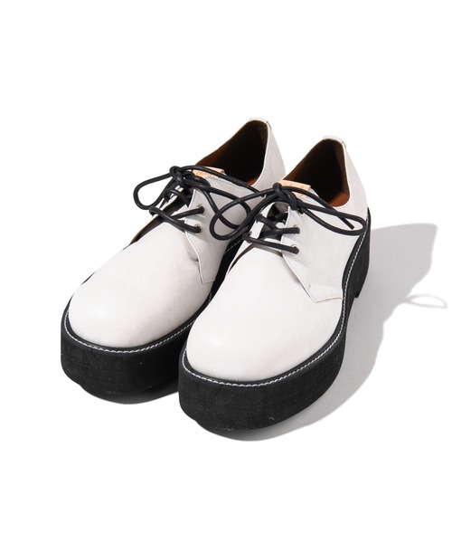 glamb（グラム） ブーツ Crack 3 Hole Shoes / クラック3ホール