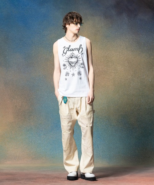 glamb（グラム） ブーツ Crack 3 Hole Shoes / クラック3ホール