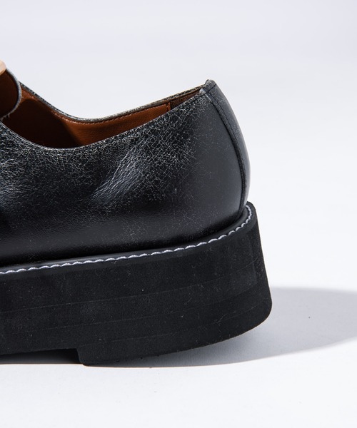 glamb（グラム） ブーツ Crack 3 Hole Shoes / クラック3ホール